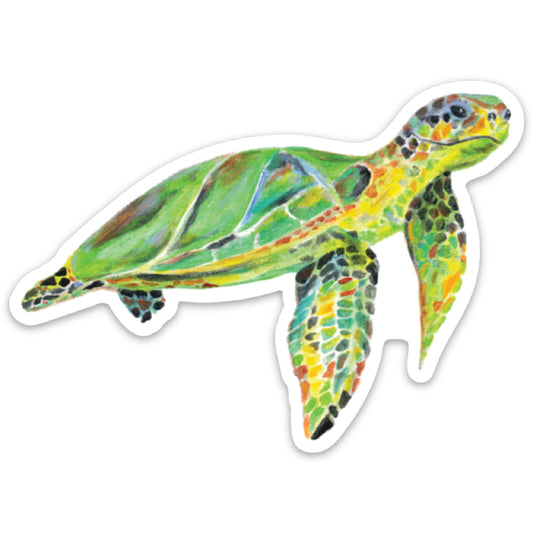 Turtle Hawksbill, Sticker (8742A)