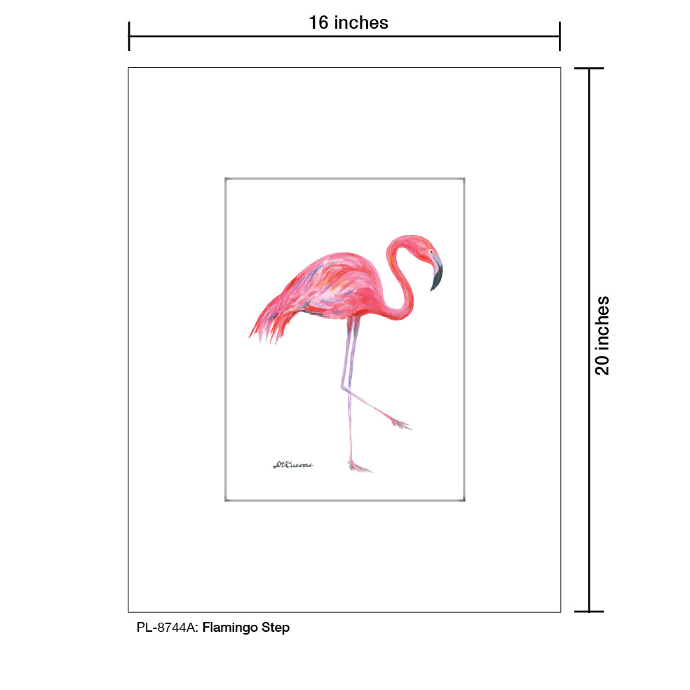 Flamingo Step, Print (#8744A)