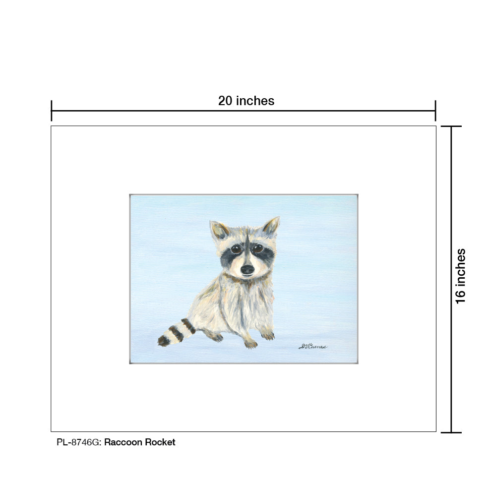 Raccoon Rocket, Print (#8746G)