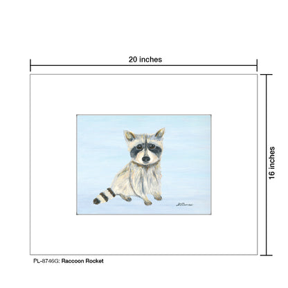 Raccoon Rocket, Print (#8746G)