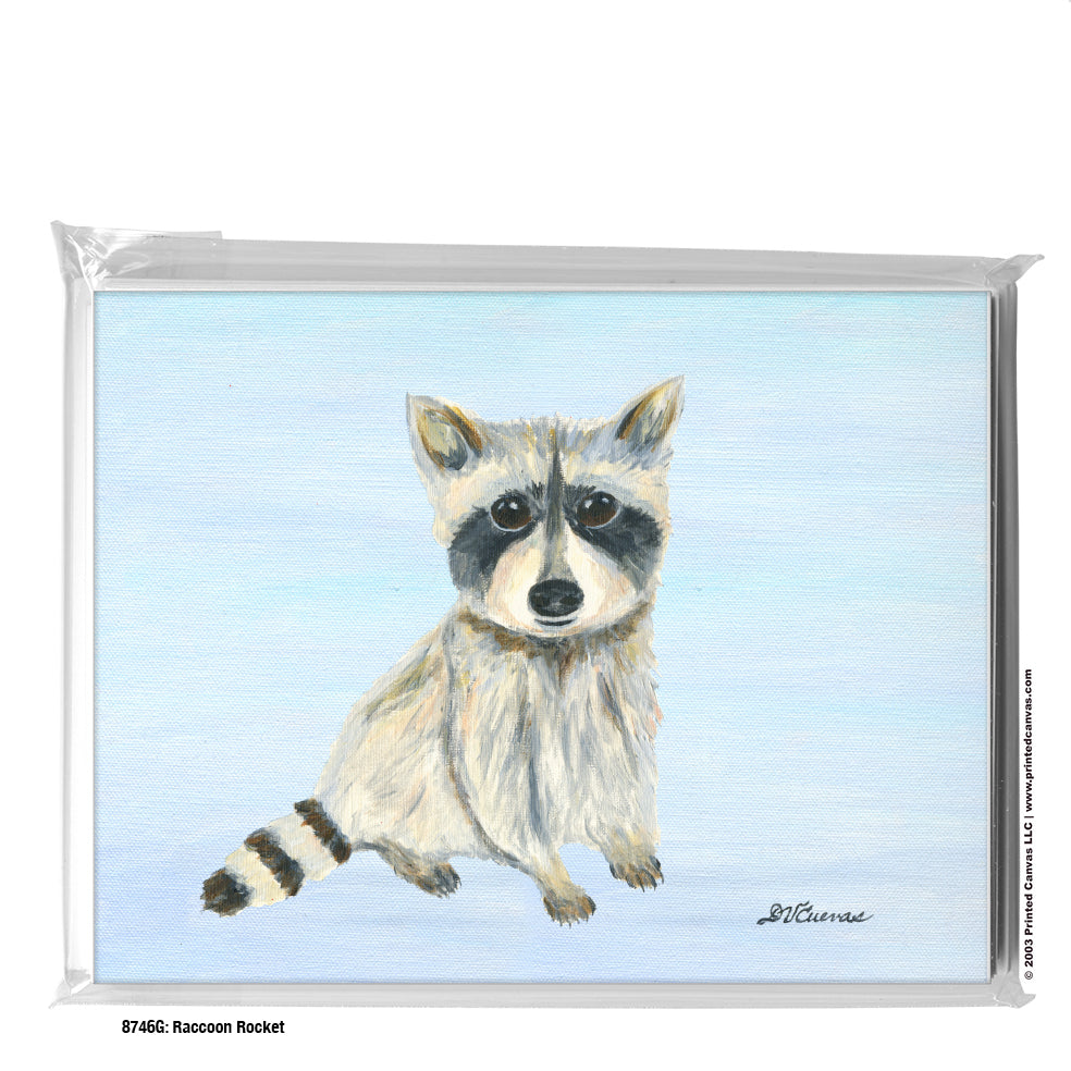 Raccoon Rocket, Greeting Card (#8746G)