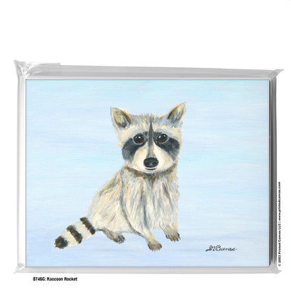 Raccoon Rocket, Greeting Card (#8746G)