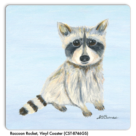 Raccoon Rocket, Vinyl Coaster (CST-8746GS)