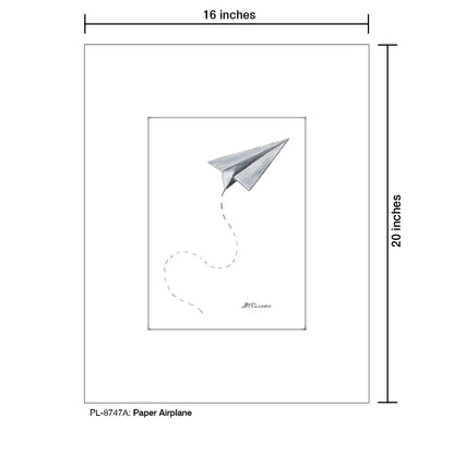 Paper Airplane, Print (#8747A)