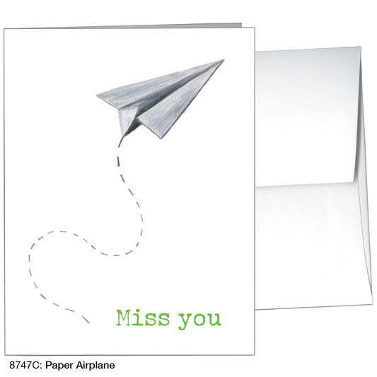 Paper Airplane, Greeting Card (8747C)