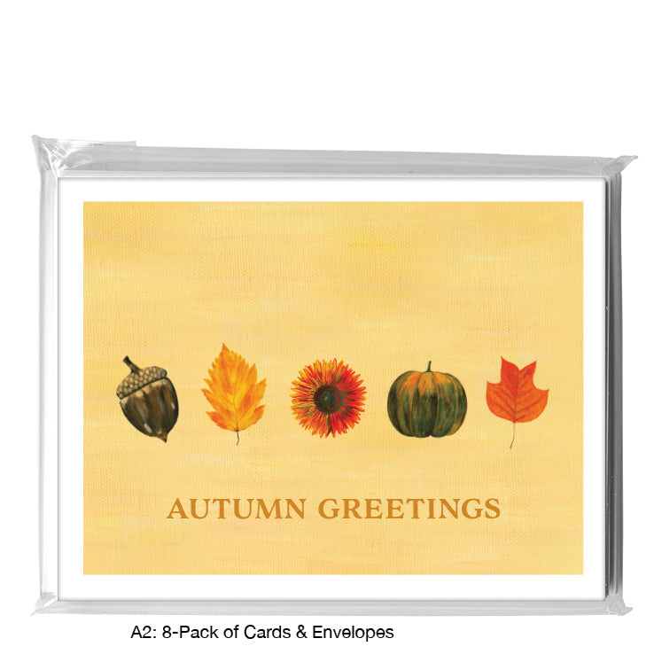Fall Collage, Greeting Card (#8748D), A2 Card 8-Pack, www.printedcanvas.com