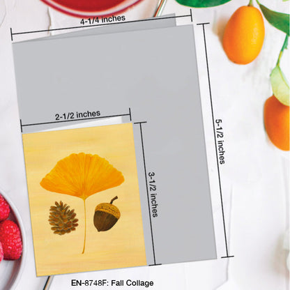 Fall Collage, Greeting Card (#8748F), Enclosure Card, www.printedcanvas.com