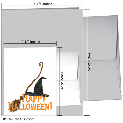 Broom, Greeting Card (#8751C)