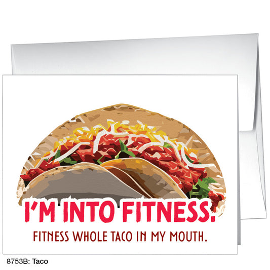 Taco, Greeting Card (8753B) - Printed Canvas