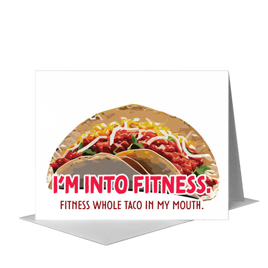 Taco, Greeting Card (#8753B) A2 Card Front, www.printedcanvas.com