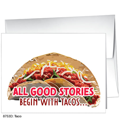 Taco, Greeting Card (8753D), A2 Card, www.printedcanvas.com
