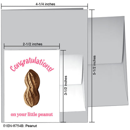 Peanut, Greeting Card (8754B), Enclosure Card, www.printedcanvas.com