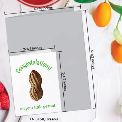 Peanut, Greeting Card (8754C), Enclosure, www.printedcanvas.com