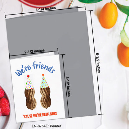 Peanut, Greeting Card (8754E), Enclosure, www.printedcanvas.com