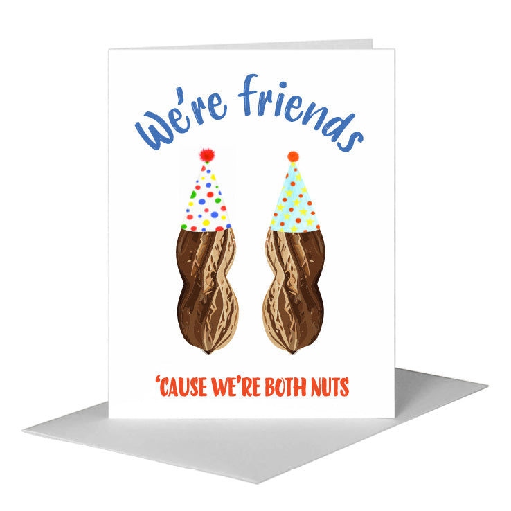 Peanut, Greeting Card (#8754E) A2 Card Front, www.printedcanvas.com