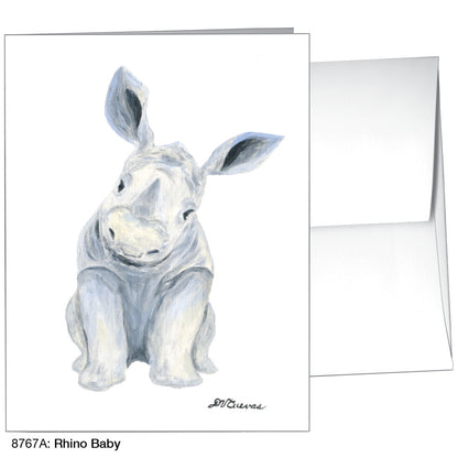 Rhino Baby, Greeting Card (8767A)