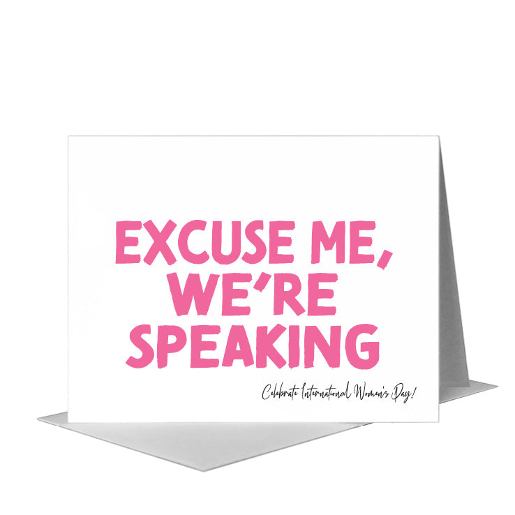 Woman Power, Greeting Card (#8772B), A2 Card Front, www.printedcanvas.com