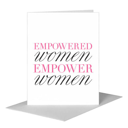Woman Power, Greeting Card (#8772C) A2 Card Front, www.printedcanvas.com