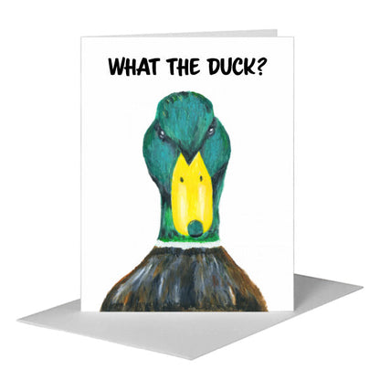 Duck, Greeting Card (#8773C) A2 Card Front, www.printedcanvas.com