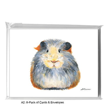 Guinea Pig Fluff, Greeting Card (8776A), A2 Card 8-Pack, www.printedcanvas.com