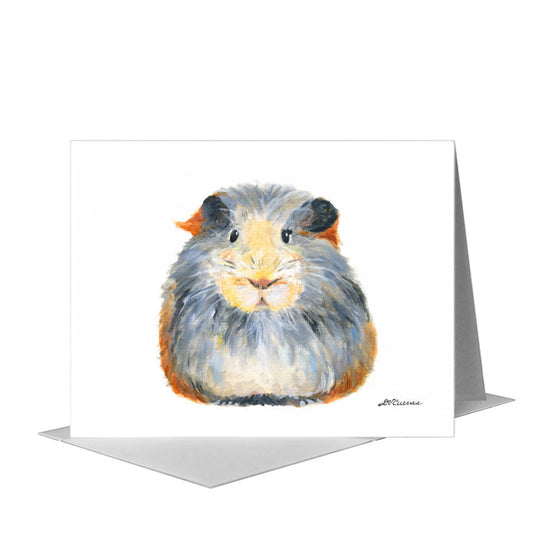 Guinea Pig Fluff, Greeting Card (#8776A) A2 Card Front, www.printedcanvas.com