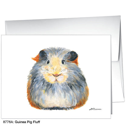 Guinea Pig Fluff, Greeting Card (8776A), A2 Card Front, www.printedcanvas.com