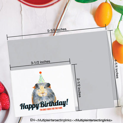 Guinea Pig Fluff, Greeting Card (8776C), Enclosure, www.printedcanvas.com