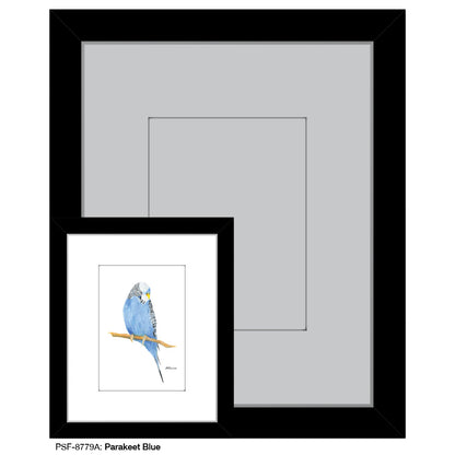 Parakeet Blue, Print (#8779A)