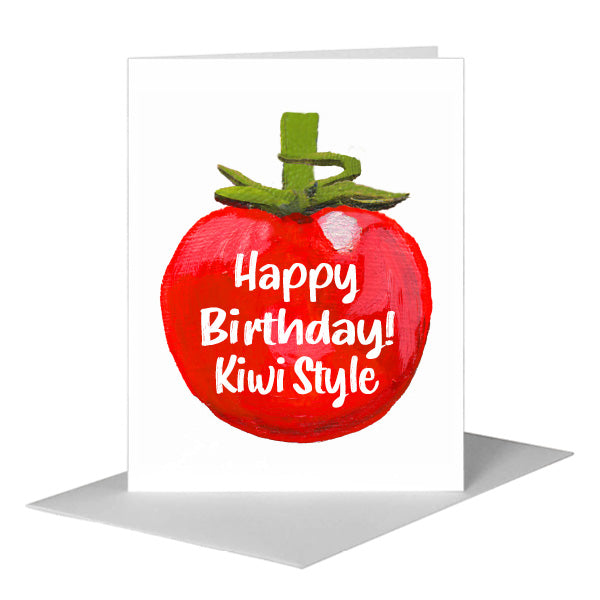 Tomato Sauce, Greeting Card (#8783E), A2 Card Front, www.printedcanvas.com