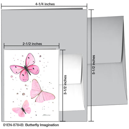 Butterfly Imagination, Greeting Card (8784B)