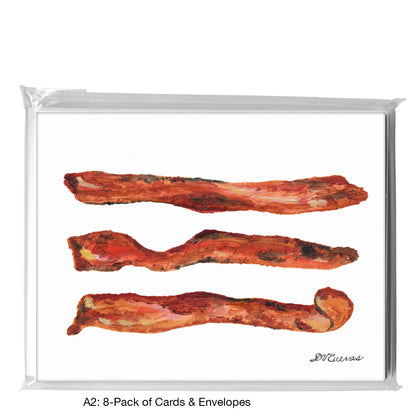 Bacon Three, Greeting Card (8786A)