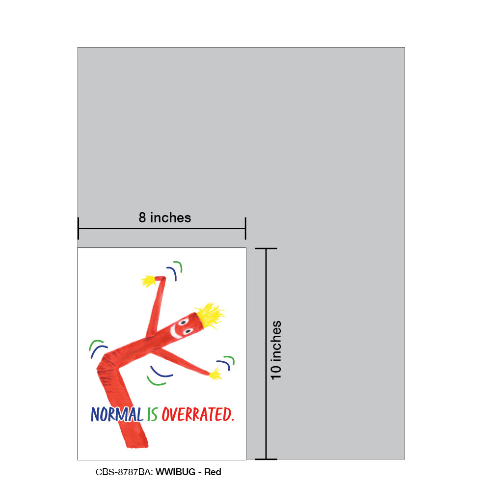 WWIBUG - Red, Card Board (8787BA)