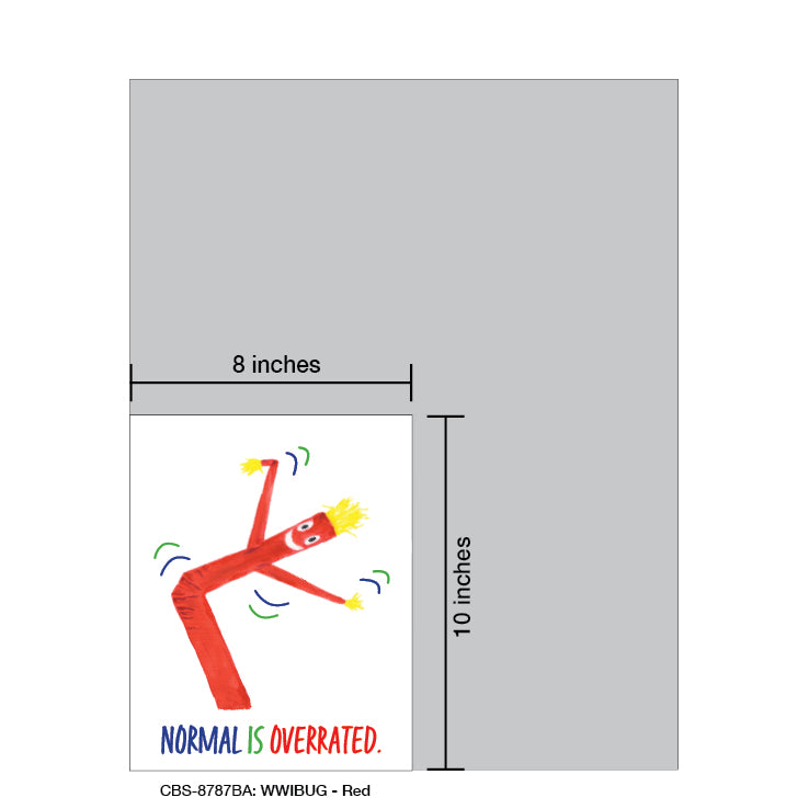 WWIBUG - Red, Card Board (8787BA)