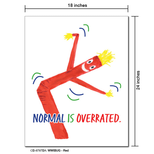 WWIBUG - Red, Card Board (8787BA)