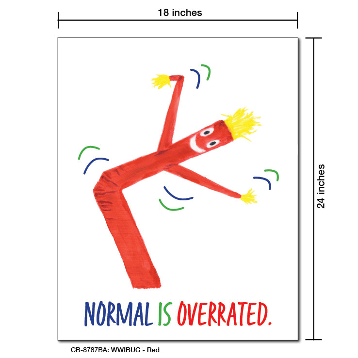 WWIBUG - Red, Card Board (8787BA)