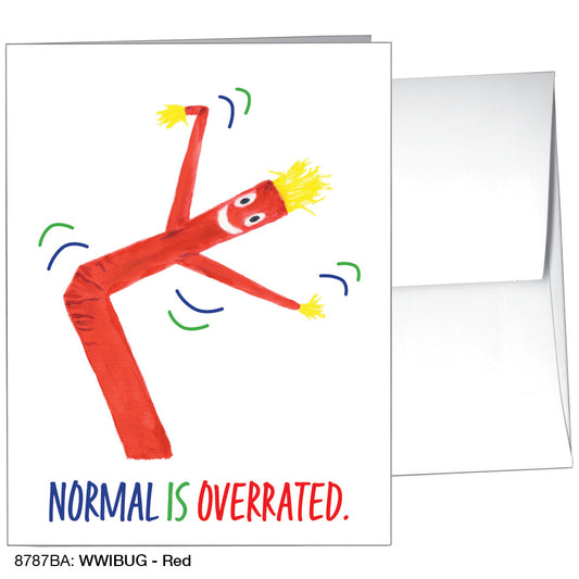 WWIBUG - Red, Greeting Card (8787BA)