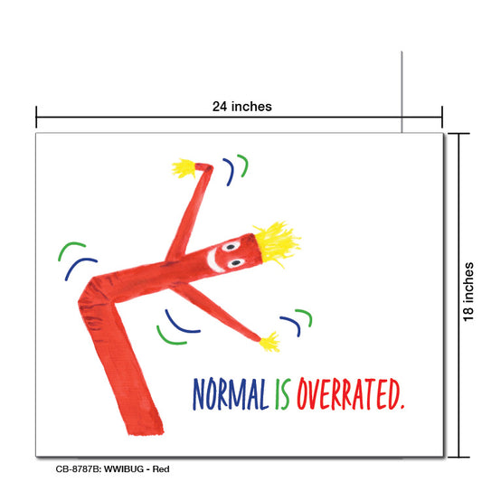 WWIBUG - Red, Card Board (8787B)