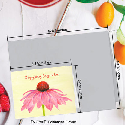 Echinacea Flower, Greeting Card (#8790B)