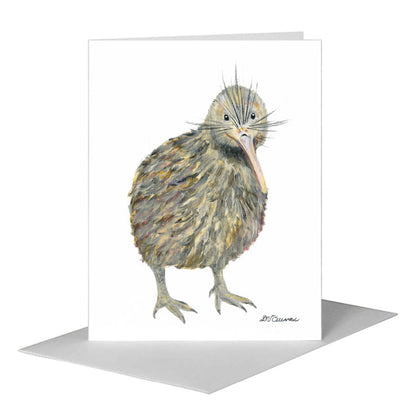 Kiwi Bird, Greeting Card (#8791A) A2 Card Front, www.printedcanvas.com