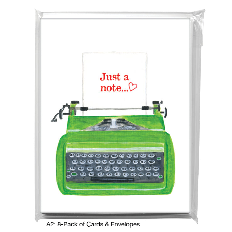 Typewriter, Greeting Card (#8796G)