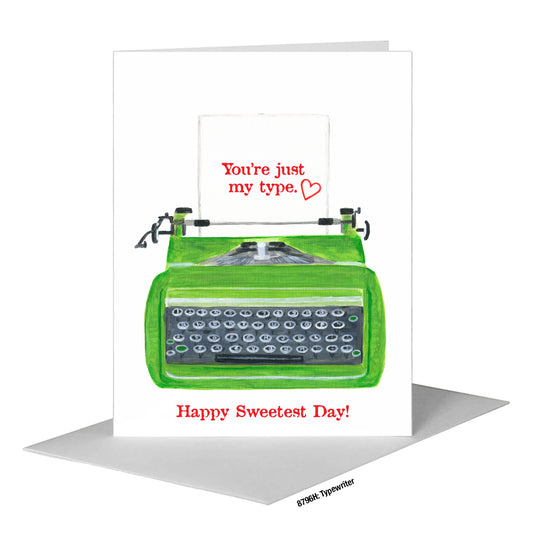 Typewriter, Greeting Card (#8796H)