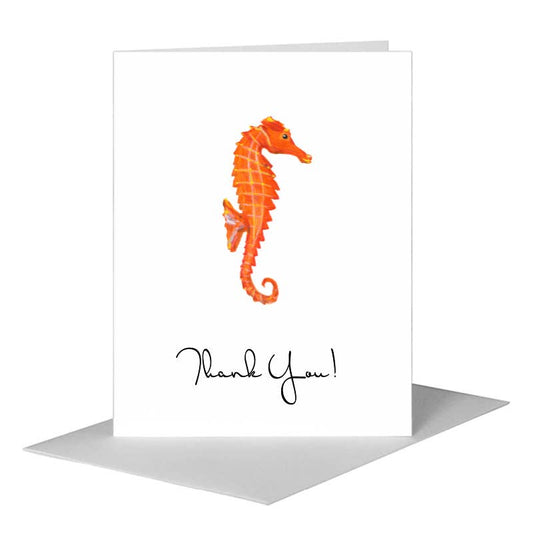 Seahorse, Greeting Card (#8384A) A2 Card Front, www.printedcanvas.com