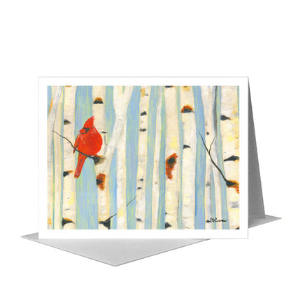 Cardinal & Birch, Greeting Card (#8800B) A2 Card Front, www.printedcanvas.com