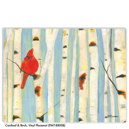 Cardinal & Birch, Vinyl Placemat (PMT-8800B)