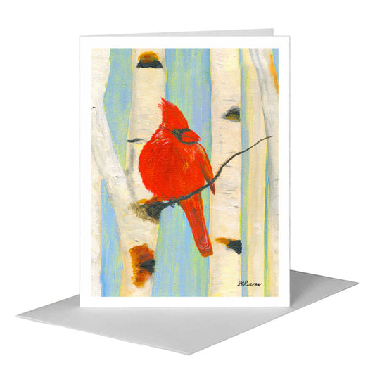 Cardinal & Birch, Greeting Card (#8800C) A2 Card Front, www.printedcanvas.com