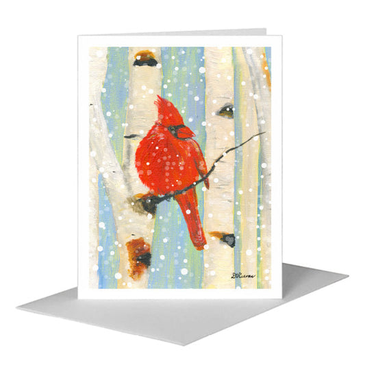 Cardinal & Birch, Greeting Card (#8800D) A2 Card Front, www.printedcanvas.com