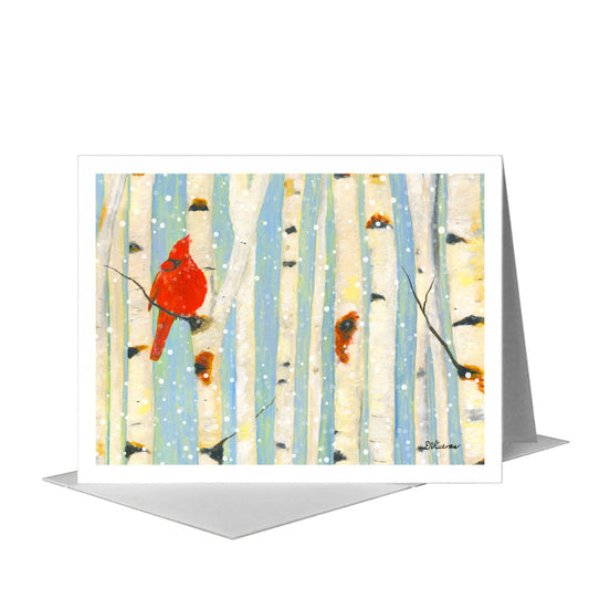 Cardinal & Birch, Greeting Card (#8800E) A2 Card Front, www.printedcanvas.com