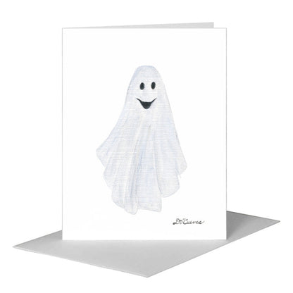 Ghostie Smile, Greeting Card (#8805A), A2 Card Front, www.printedcanvas.com