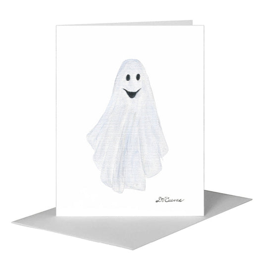 Ghostie Smile, Greeting Card (#8805A) A2 Card Front, www.printedcanvas.com