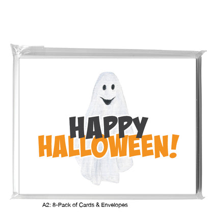 Ghostie Smile, Greeting Card (#8805B)